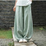 ワイドパンツ ロングパンツ レディース | PlusNao | 詳細画像5