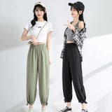クロップドパンツ テーパードパンツ レディース | PlusNao | 詳細画像2