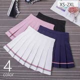 プリーツスカート ミニスカート ミニ丈 | PlusNao | 詳細画像1 