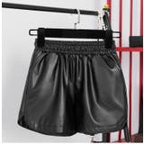 ショートパンツ レザー調 レディース | PlusNao | 詳細画像3 