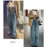 デニムパンツ ワイドパンツ バギージーンズ | PlusNao | 詳細画像10
