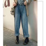 デニムパンツ ワイドパンツ バギージーンズ | PlusNao | 詳細画像5