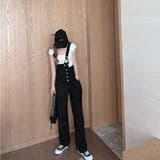 オーバーオール サロペットパンツ デニムパンツ | PlusNao | 詳細画像12