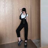 オーバーオール サロペットパンツ デニムパンツ | PlusNao | 詳細画像9