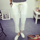 テーパードパンツ 9分丈 レディース | PlusNao | 詳細画像2