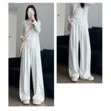 ワイドパンツ ロングパンツ レディース | PlusNao | 詳細画像5 