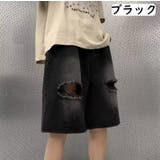 ハーフパンツ デニムパンツ 半ズボン | PlusNao | 詳細画像12 