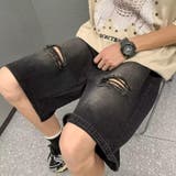 ハーフパンツ デニムパンツ 半ズボン | PlusNao | 詳細画像4 