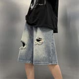 ハーフパンツ デニムパンツ 半ズボン | PlusNao | 詳細画像8 