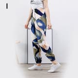 タイパンツ 柄パンツ アラジンパンツ | PlusNao | 詳細画像10 
