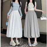 ロングスカート レディース バルーンスカート | PlusNao | 詳細画像4 