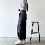 ナイロンカーゴパンツ レディース ボトムス | PlusNao | 詳細画像6 