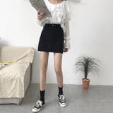 ミニスカート Aライン ハイウエスト | PlusNao | 詳細画像4 