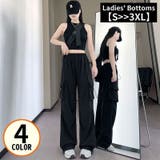 カーゴパンツ レディース 大きいサイズ | PlusNao | 詳細画像1
