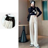 リブパンツ ロングパンツ 長ズボン | PlusNao | 詳細画像3 