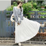 ロングスカート フレアスカート マキシ丈 | PlusNao | 詳細画像5 