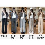 ワイドパンツ ロングパンツ スウェットパンツ | PlusNao | 詳細画像9 