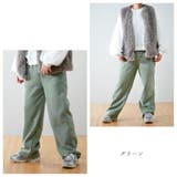 あたたか裏起毛ワイドパンツ レディース バギーパンツ | PlusNao | 詳細画像10