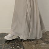 オーガンジーギャザーフレアスカート フレアスカート シアー | PlusNao | 詳細画像11