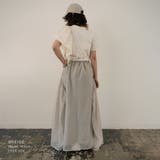 オーガンジーギャザーフレアスカート フレアスカート シアー | PlusNao | 詳細画像14