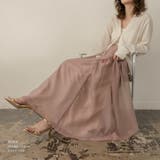 オーガンジーギャザーフレアスカート フレアスカート シアー | PlusNao | 詳細画像6