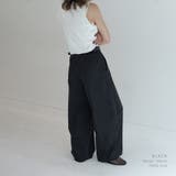 SOLBINA ソルビナ コクーンワイドチノパンツ | PlusNao | 詳細画像3