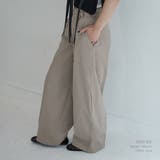 SOLBINA ソルビナ コクーンワイドチノパンツ | PlusNao | 詳細画像8