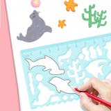 製図テンプレート お絵描き定規 4個セット | PlusNao | 詳細画像4