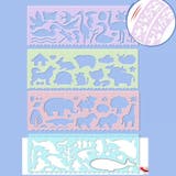 製図テンプレート お絵描き定規 4個セット | PlusNao | 詳細画像7