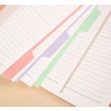 インデックスシート 4枚入り 4色セット | PlusNao | 詳細画像5