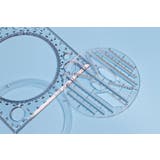 図形テンプレート定規 回転式 360度 | PlusNao | 詳細画像12