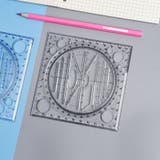 図形テンプレート定規 回転式 360度 | PlusNao | 詳細画像2