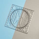 図形テンプレート定規 回転式 360度 | PlusNao | 詳細画像4