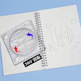 図形テンプレート定規 回転式 360度 | PlusNao | 詳細画像6