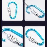 ロック付きカラビナ ダイヤル式 3桁 | PlusNao | 詳細画像8 