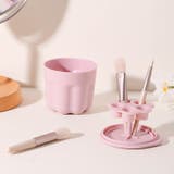 メイクブラシクリーナー ブラシスタンド 化粧筆洗い | PlusNao | 詳細画像4