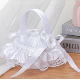 フラワーガールバスケット フラワーバスケット リングピロー | PlusNao | 詳細画像4 