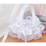 フラワーガールバスケット フラワーバスケット リングピロー | PlusNao | 詳細画像5 