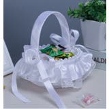 フラワーガールバスケット フラワーバスケット リングピロー | PlusNao | 詳細画像6 