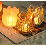 キャンドルホルダー キャンドルスタンド ガラス製 | PlusNao | 詳細画像3 