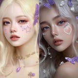 デコシール フェイスシール 3枚セット | PlusNao | 詳細画像4 