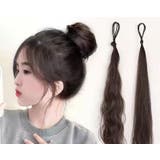 ポイントウィッグ お団子ウィッグ ヘアゴム | PlusNao | 詳細画像2 