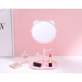 卓上ミラー 収納トレイ付き フック付き | PlusNao | 詳細画像9 