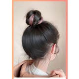お団子ウィッグ メッシュ ヘアゴム | PlusNao | 詳細画像2 