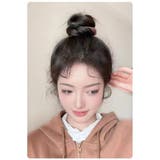 お団子ウィッグ メッシュ ヘアゴム | PlusNao | 詳細画像5 