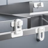 冷蔵庫ロック 戸口ロック チャイルドロック | PlusNao | 詳細画像4 