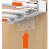 棚受けフック 10個セット 収納家具用部品 | PlusNao | 詳細画像2