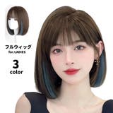 全頭かつら フルウィッグ レディース | PlusNao | 詳細画像1 