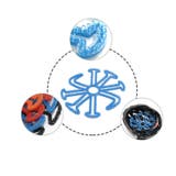 ヘルメット用ベンチレーションライナー ヘルメットインナー ヘルメットライナー | PlusNao | 詳細画像10 