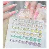 ネイルパーツ 半円ビーズ 約100粒入り | PlusNao | 詳細画像7 